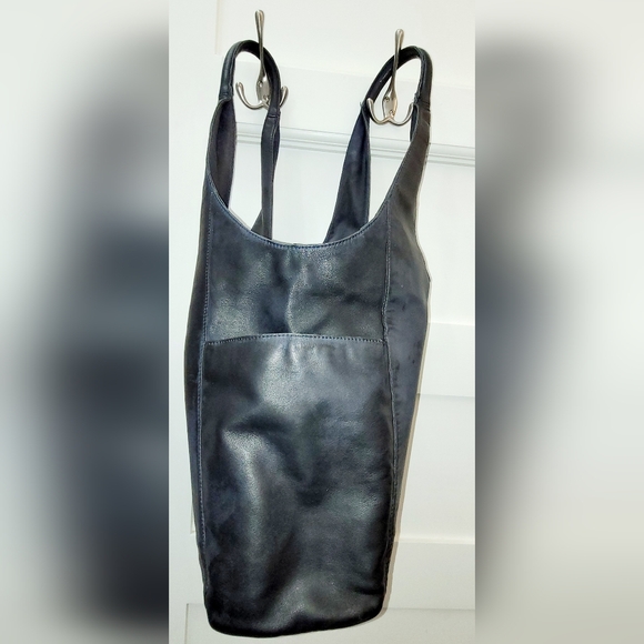 Lucky Brand Patti Navy Leather Hobo Bag - Picture 7 of 9